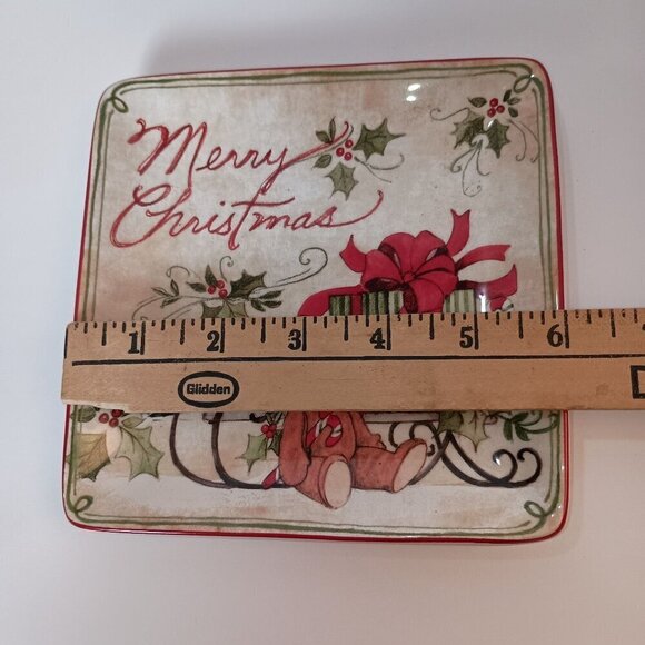 Rae Dunn Artisan Collection Christmas Items Santa Cups, Cocoa Jar, Cookie Plate - Picture 11 of 16